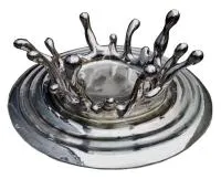 Всплеск воды из нержавеющей стали (517626) монтаж арт-объект  в Челябинске