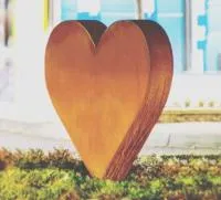 Кортеновская сталь скульптура сердце (518279) монтаж арт-объект  в Челябинске