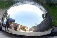 Полусфера ø 1500 нержавеющая сталь (207298) сертификат промоборудование мм.  в Челябинске