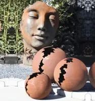 Кортен 3 шара — парк декор (518952) ∅ 950 750 450 мм. Челябинск 