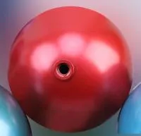 Ёлочный шар красный (518840) ∅ 500 мм. Челябинск