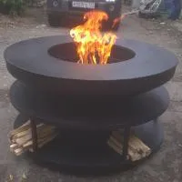 Стол для костра поленница (197212) поставка все ø 1000 мм. универсальная  в Челябинске