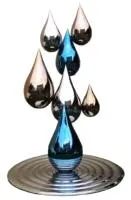 Капли скульптура в фойе (517630) монтаж арт-объект  в Челябинске