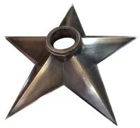 Звезда ø 1100 мм. бронза (197207) поставка комплект горелка ГВД 379 10 89 00 ПС вечный огонь пустотелая  в Челябинске