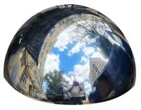 Полусфера полированная металлическая (207265) монтаж промоборудование ø 1000 мм.  в Челябинске