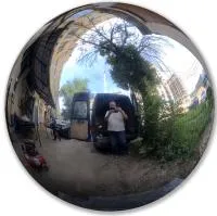 Шар ø 1000 мм. полый полированный (517577) монтаж - сфера арт-объект пустотелая  в Челябинске