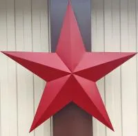 Красная звезда декор на стену в Челябинске (518432)