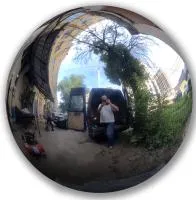 Шар ø 850 мм. полый полированный (517590) производство - сфера арт-объект пустотелая  в Челябинске