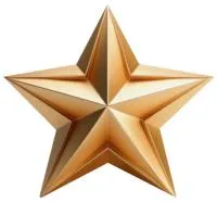 Звезда из латуни элемент декора на памятник в Челябинске (518509)