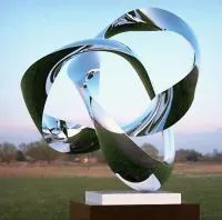 Кольца из нержавеющей стали скульптура (518288) производство арт-объект  в Челябинске