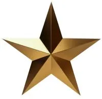Звезда СССР накладка на стелу листовая бронза в Челябинске (518487)