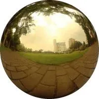 Полированный шар из латуни (198298) производство - сфера арт-объект ø 1000 мм. пустотелая  в Челябинске