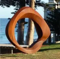 Композиция кольцо кортеновская сталь (518268) сертификат арт-объект  в Челябинске