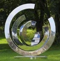 Скульптурная арт композиция кольца (518293) поставка арт-объект  в Челябинске