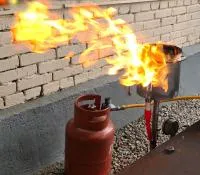 Газовая горелка электро розжиг (514267) монтаж вечный огонь ø 154 мм. ветроустойчивая  в Челябинске