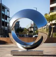 Кольцо нержавеющая сталь скульптура (518260) производство арт-объект  в Челябинске