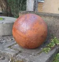 Сфера 3D парк КОРТЕН сталь (518912) ∅ 500 мм. Челябинск
