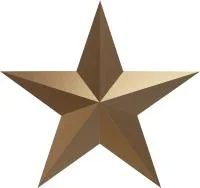 Звезда на памятник ветерану ВОВ из бронзы в Челябинске (518494)