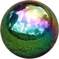 Шар зеркальная нержавейка (198285) монтаж - сфера арт-объект ø 1000 мм. пустотелая  в Челябинске