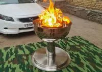 Чаша торжественного огня афины (51756458) производство для ø 360 мм. ветроустойчивая в Челябинске