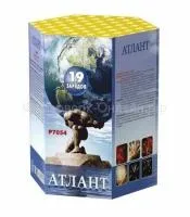 Батарея салютов Атлант. Купить Батарея салютов Атлант Р7054ФМ — магазин продажа салютов недорого —  Челябинск, производитель Русский фейерверк - Русская пиротехника, доставка по России  +7 963 711 89 03 — Челябинск | chelyabinsk.piroclub.ru