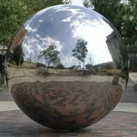 Металлический шар полированный (198287) монтаж - сфера арт-объект ø 1000 мм. пустотелая  в Челябинске