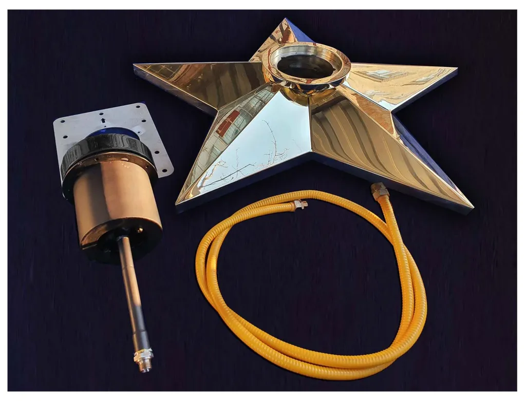 Вечный огонь звезда с газовой ветроустойчивой горелкой - комплект поставки Челябинск Вечный огонь звезда с газовой ветроустойчивой горелкой - комплект поставки Челябинск