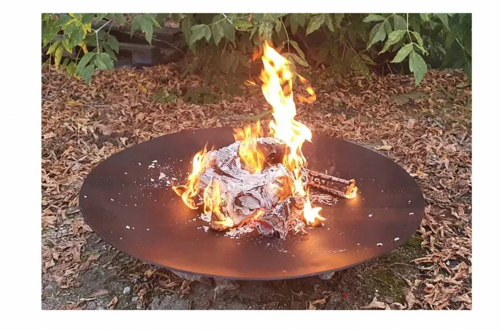 Кострище в виде чаши из металла сталь марки Ст3 аренда в Челябинске 